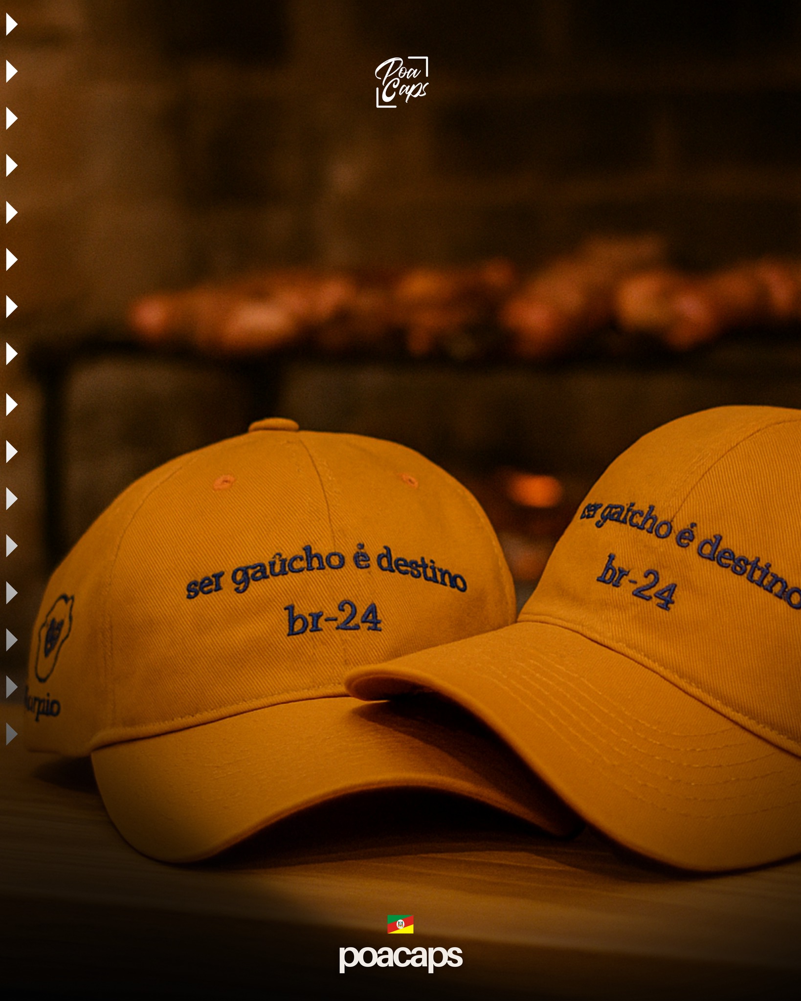 Bonés personalizados campanha